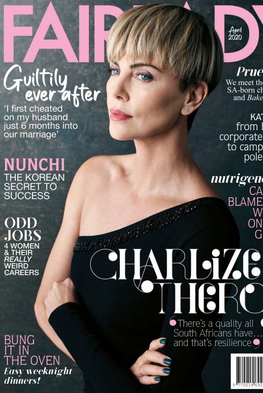 CHARLIZE THERON in Fairlady Magazine, April 2020