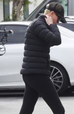 CHARLIZE THERON Stocks Up on Groceries in Beverly Hills 03/20/2020