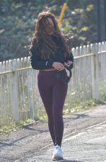 CHARLOTTE CROSBY Out Jogging in Sunderland 03/28/2020