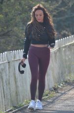 CHARLOTTE CROSBY Out Jogging in Sunderland 03/28/2020