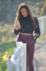 CHARLOTTE CROSBY Out Jogging in Sunderland 03/28/2020