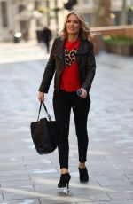 CHARLOTTE HAWKINS Arrives at Heart Radio in London 03/24/2020