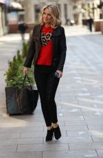 CHARLOTTE HAWKINS Arrives at Heart Radio in London 03/24/2020
