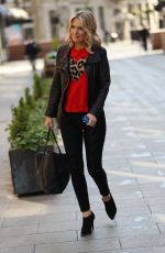 CHARLOTTE HAWKINS Arrives at Heart Radio in London 03/24/2020
