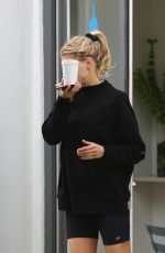 CHARLOTTE MCKINNEY Out for Coffee in Beverly Hills 03/09/2020
