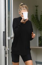 CHARLOTTE MCKINNEY Out for Coffee in Beverly Hills 03/09/2020