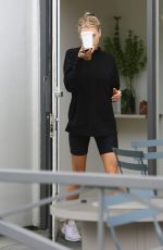 CHARLOTTE MCKINNEY Out for Coffee in Beverly Hills 03/09/2020