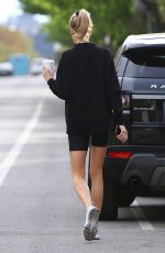 CHARLOTTE MCKINNEY Out for Coffee in Beverly Hills 03/09/2020