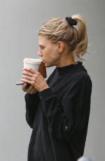 CHARLOTTE MCKINNEY Out for Coffee in Beverly Hills 03/09/2020