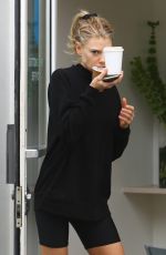 CHARLOTTE MCKINNEY Out for Coffee in Beverly Hills 03/09/2020