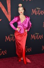CHRISTINA AGUILERA at Mulan Premiere in Hollywood 03/09/2020