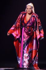CHRISTINA AGUILERA Performs at a Concert in Las Vegas 02/29/2020