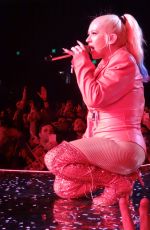 CHRISTINA AGUILERA Performs at a Concert in Las Vegas 02/29/2020