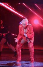 CHRISTINA AGUILERA Performs at a Concert in Las Vegas 02/29/2020
