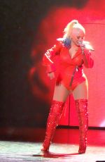 CHRISTINA AGUILERA Performs at a Concert in Las Vegas 02/29/2020