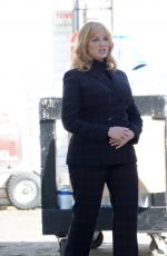 CHRISTINA HENDRICKS on the Set of Good Girls in Los Angeles 03/03/2020
