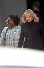 CHRISTINA HENDRICKS on the Set of Good Girls in Los Angeles 03/03/2020