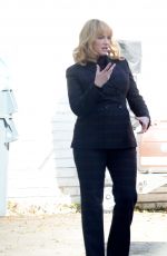 CHRISTINA HENDRICKS on the Set of Good Girls in Los Angeles 03/03/2020