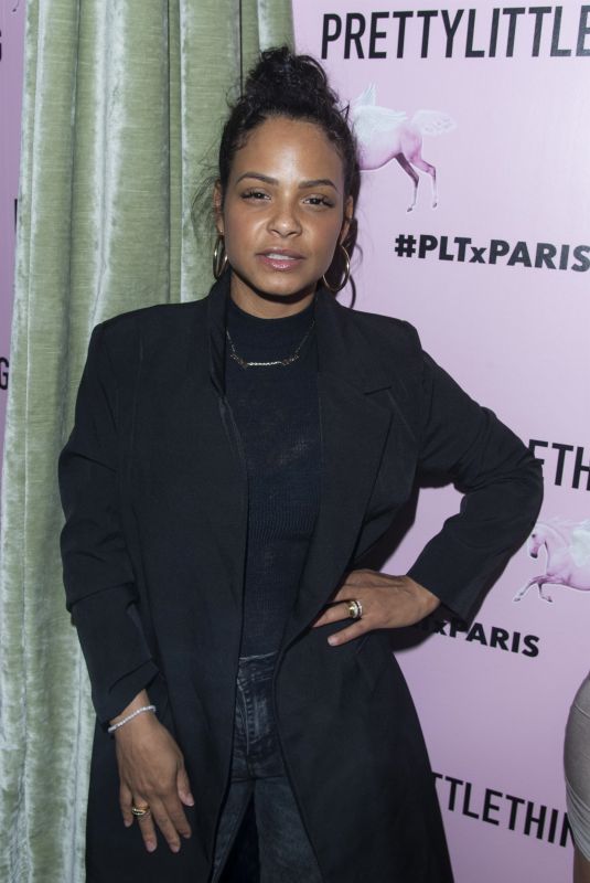 CHRISTINA MILIAN at PrettyLittleThing Paris Showroom Launch Party 03/03/2020