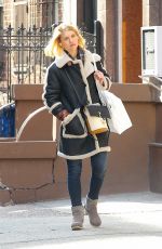 CLAIRE DANES Out Shopping in New York 03/02/2020