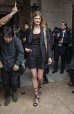 CONSTANCE JABLONSKI Arrives at Stella McCartney Show in Paris 03/02/2020