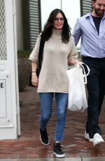 COURTENEY COX Shopping on Melrose Place in Hollywood 03/10/2020