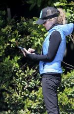 COURTNEY THORNE-SMITH Out Hikinig in Brentwood 03/27/2020