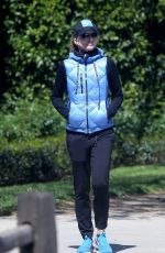 COURTNEY THORNE-SMITH Out Hikinig in Brentwood 03/27/2020