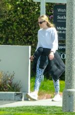 DAKOTA FANNING Outside Her House in Los Angeles 03/21/2020