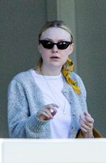 DAKOTA FANNING Outside Her House in Los Angeles 03/21/2020