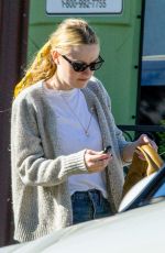 DAKOTA FANNING Outside Her House in Los Angeles 03/21/2020