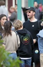 DAKOTA JOHNSON and Chris Martin Celebrates His Birthday in Disneyland 03/05/2020