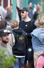 DAKOTA JOHNSON and Chris Martin Celebrates His Birthday in Disneyland 03/05/2020