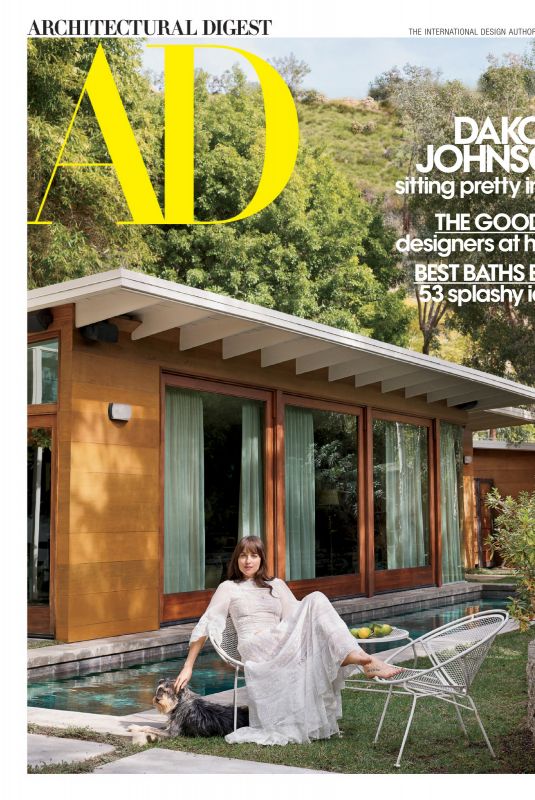 DAKOTA JOHNSON in Architectural Digest Magazine, March 2020