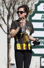 DAKOTA JOHNSON Leaves a Gym in Los Angeles 03/03/2020