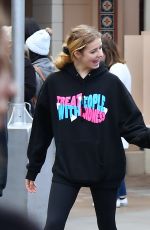 DAKOTA JOHNSON Out in Disneyland in Anaheim 03/01/2020