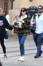 DAKOTA JOHNSON Out in Disneyland in Anaheim 03/01/2020