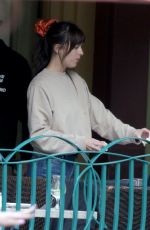 DAKOTA JOHNSON Out in Disneyland in Anaheim 03/01/2020