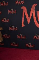 DANIA RAMIREZ at Mulan Premiere in Hollywood 03/09/2020