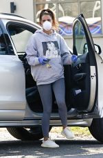 DANIELLE LLOYD Wearing Mask Out Shopping in Birmingham 03/30/2020