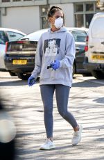 DANIELLE LLOYD Wearing Mask Out Shopping in Birmingham 03/30/2020