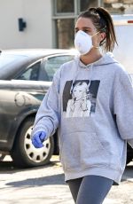 DANIELLE LLOYD Wearing Mask Out Shopping in Birmingham 03/30/2020