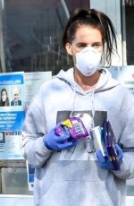 DANIELLE LLOYD Wearing Mask Out Shopping in Birmingham 03/30/2020