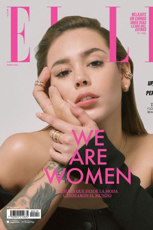 DANNA PAOLA in Elle Magazine, Mexico March 2020