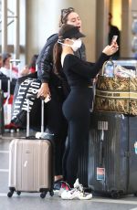 DEMI ROSE MAWBY Wears a Face Mask at LAX Airport in Los Angeles 02/26/2020