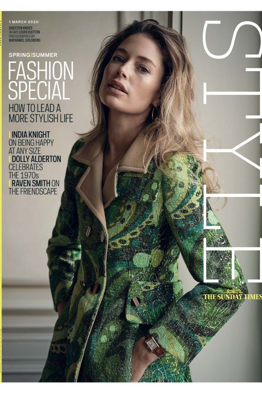 DOUTZEN KROES in The Sunday Times Style Magazine, March 2020