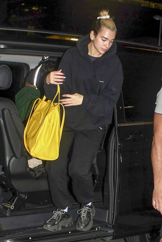 DUA LIPA Arrives at Airport in Sydney 03/02/2020