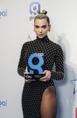 DUA LIPA at Global Awards 2020 in London 03/05/2020