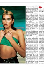 DUA LIPA in The Sunday Times Culture Magazine, March 2020