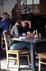 EIZA GONZALEZ Out for Lunch at Kings Cafe in West Hollywood 03/02/2020